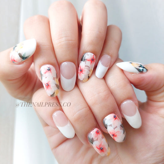 Fresh Blooms Frenchy – Short Oval 21mm