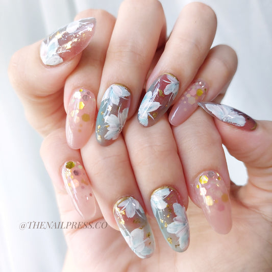 Gleaming Petal Horizon – Medium Oval 24mm