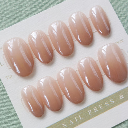 Glazed Caramel – Medium Rounded 19mm