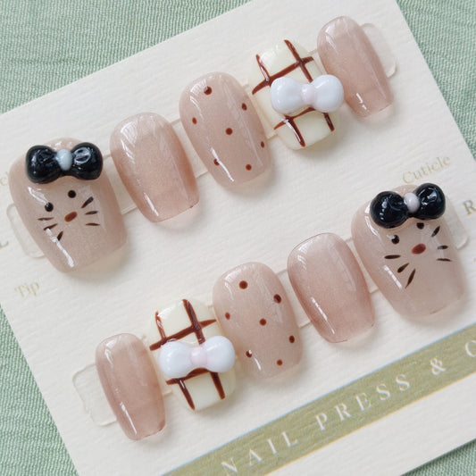 Kawaii Kitty's Glow – Short Ballerina 16.5mm