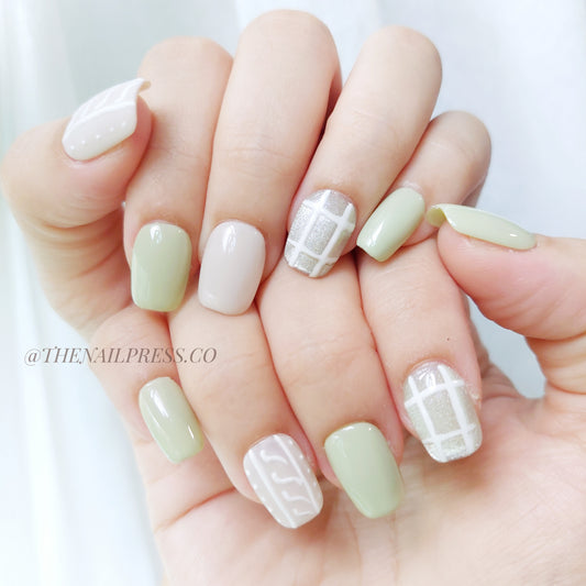 Plaid Cosy Knit – Short Ballerina 16.5mm