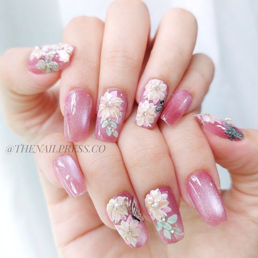 Charmed Petal Dance – Medium Square 19mm