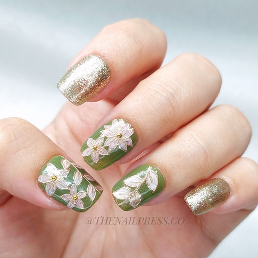 Botanic Batik – Short Square 17mm