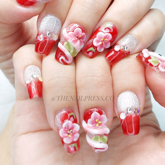 Coiled Blossoms – Short Coffin 20mm