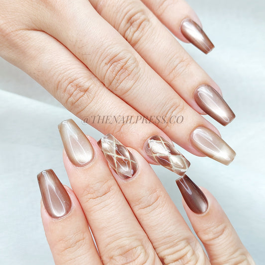 Grid of Glam – Short Coffin 20mm