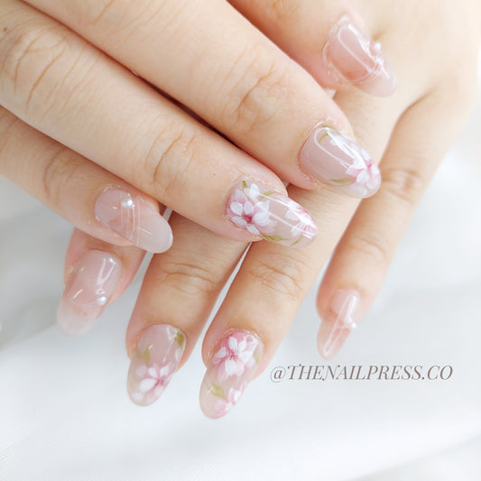 Timeless Blooms – Medium Oval Rounded 19mm