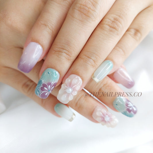 Aquarelle Garden – Medium Square 19mm