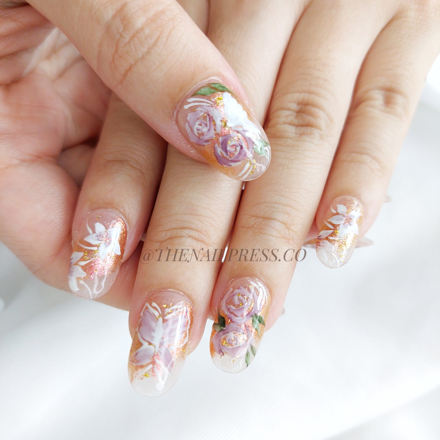 Rose Gold Reverie – Medium Oval Rounded 19mm