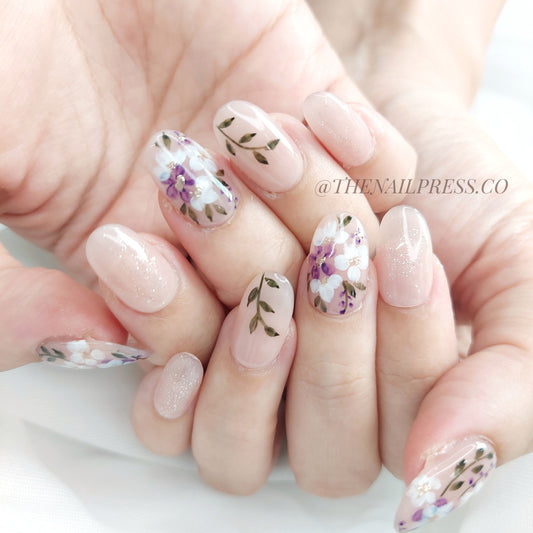 Violet Breeze – Medium Oval Rounded 19mm