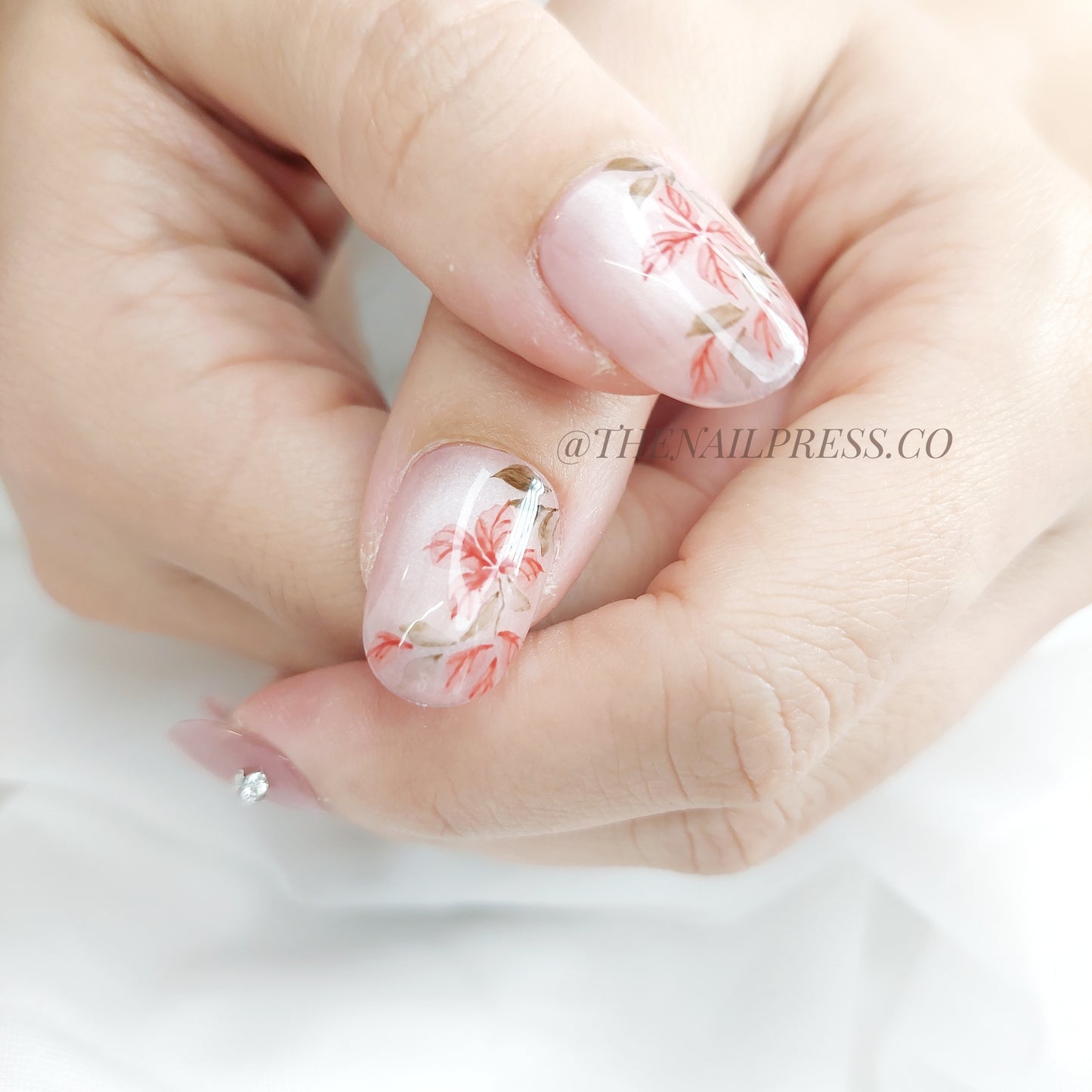 Delicate Flame – Medium Oval Rounded 19mm