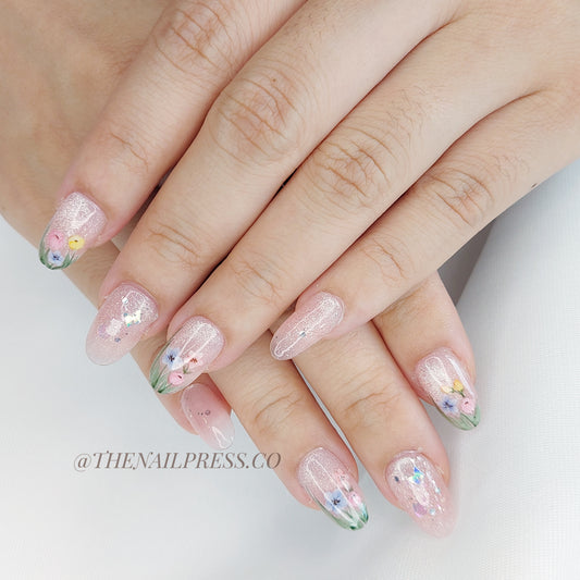 Springtime Whiskers – Medium Oval Rounded 19mm