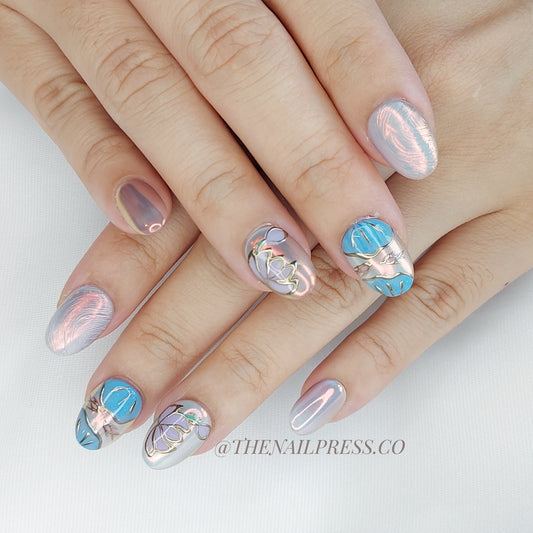 Chrome Lotus – Short Rounded 17mm