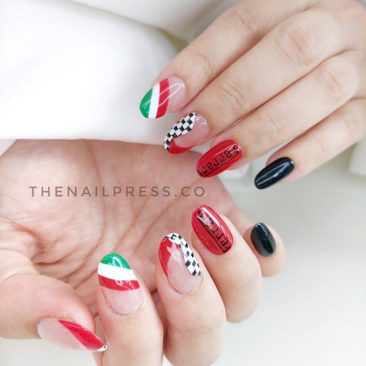 F1 Ferrari – Medium Oval Rounded 19mm