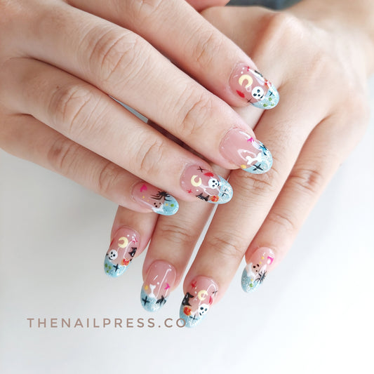 Boo Spells – Medium Oval Rounded 19mm