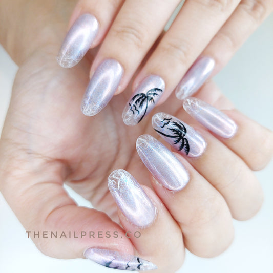 Twilight Tropics – Medium Oval 24mm