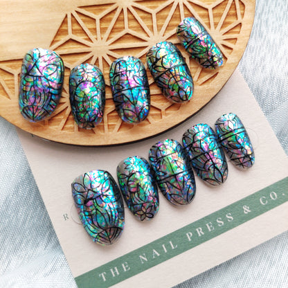 Stained Glass Window – Medium Rounded 19mm