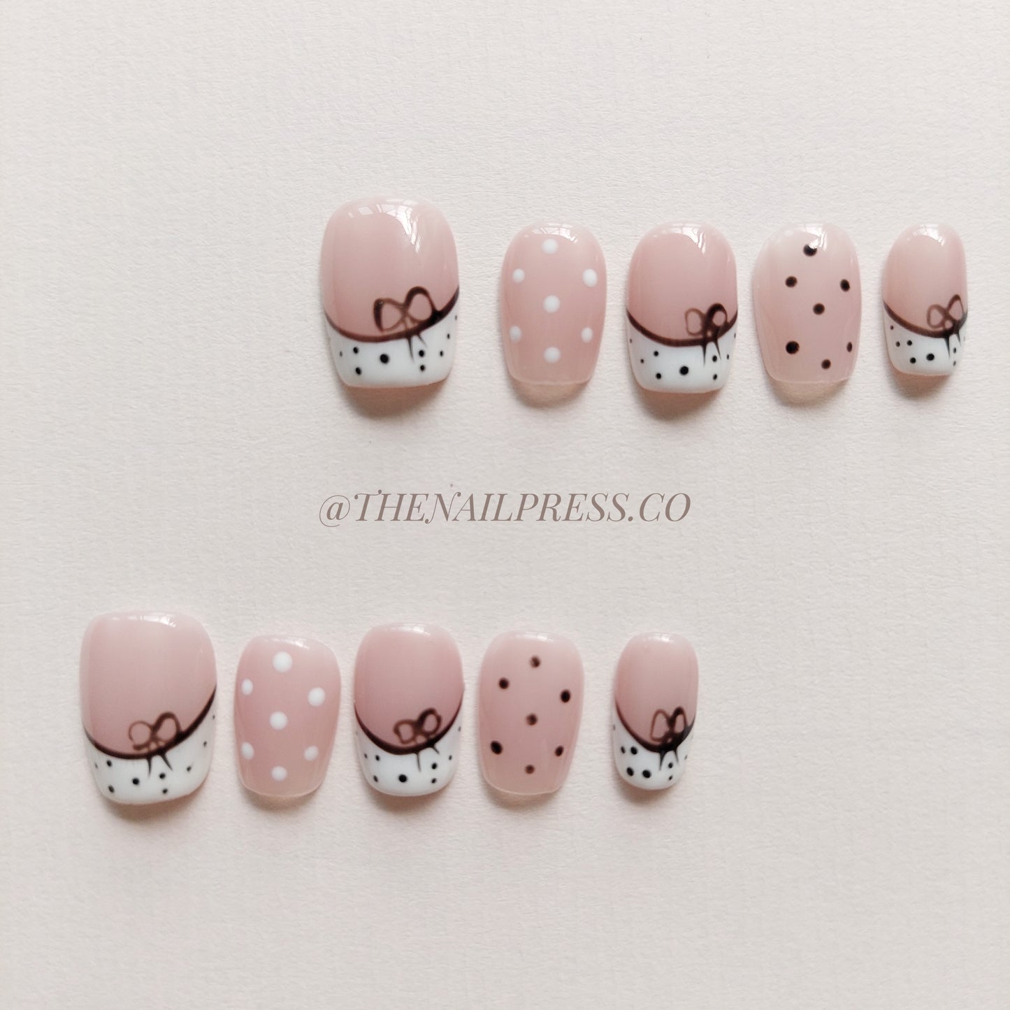 Bow-tiful Polka – Short Ballerina 16.5mm