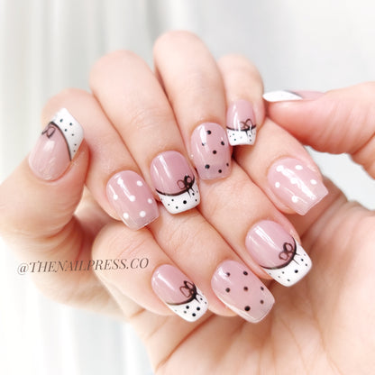 Bow-tiful Polka – Short Ballerina 16.5mm