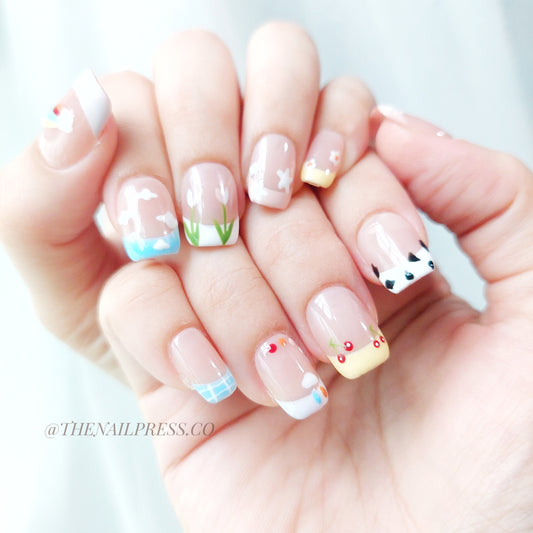 Joyful Jots – Kids Nails | Short Square 17mm