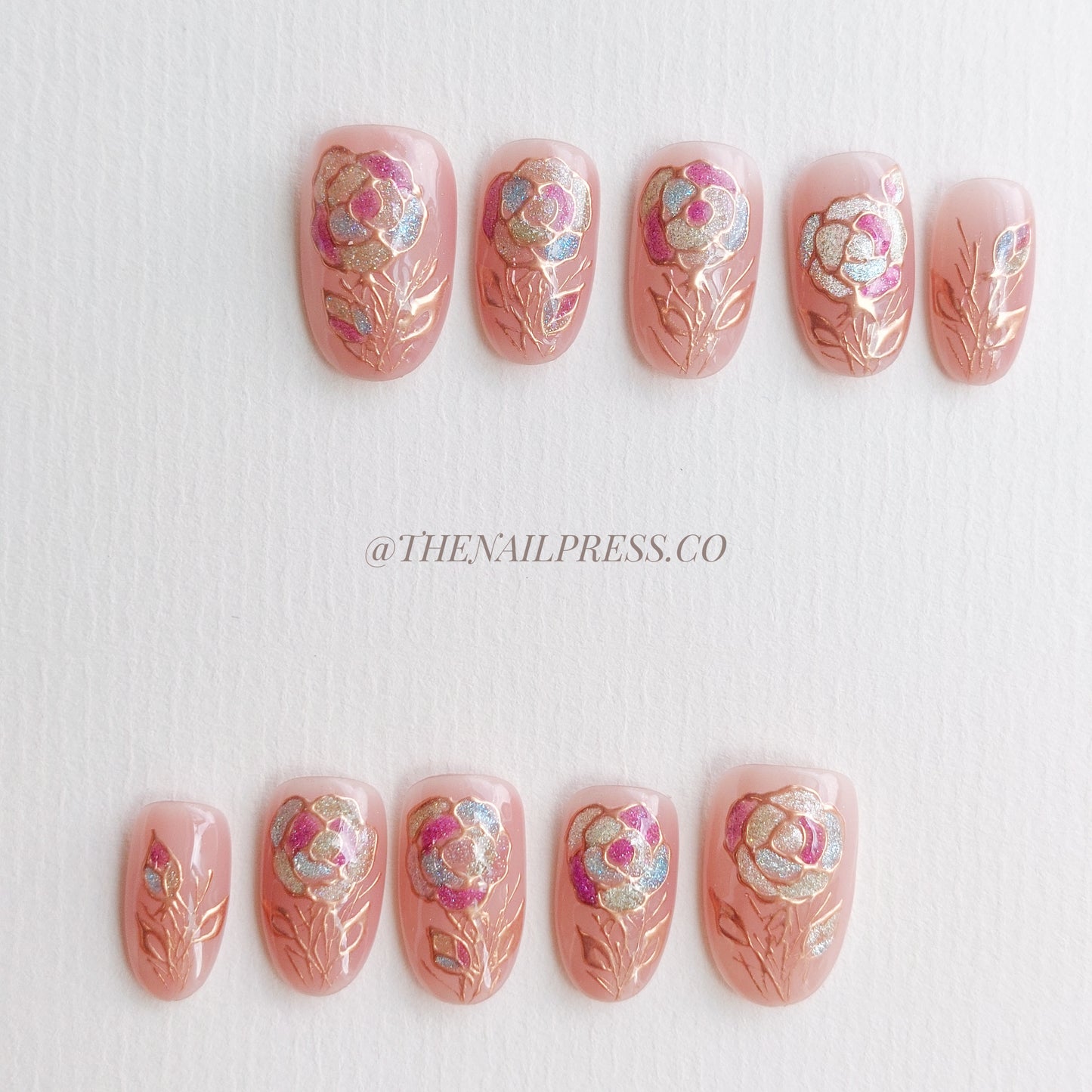 Rose Kaleidoscope – Medium Rounded 19mm