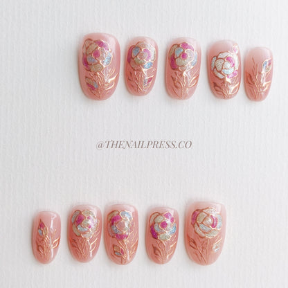 Rose Kaleidoscope – Medium Rounded 19mm