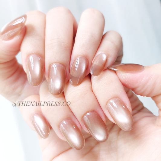 Maple Glaze Cat-Eye – Medium Oval Rounded 19mm