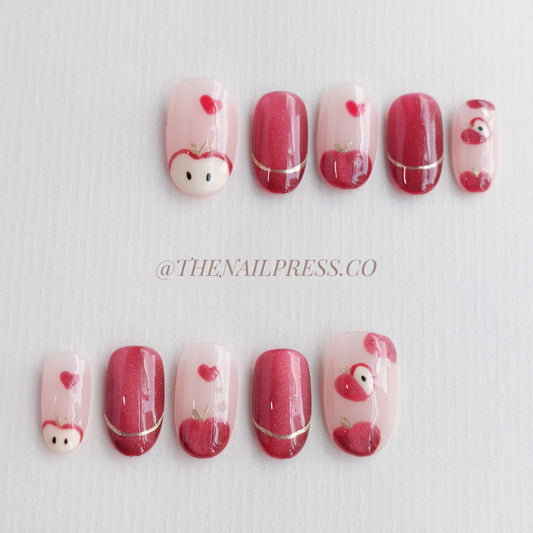 An Apple A Day – Medium Oval Rounded 19mm