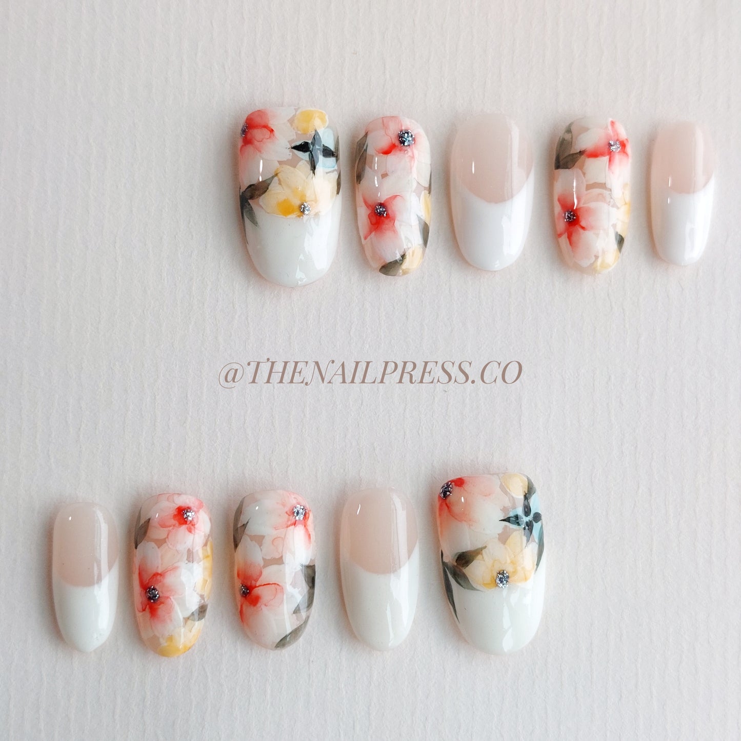 Fresh Blooms Frenchy – Short Oval 21mm