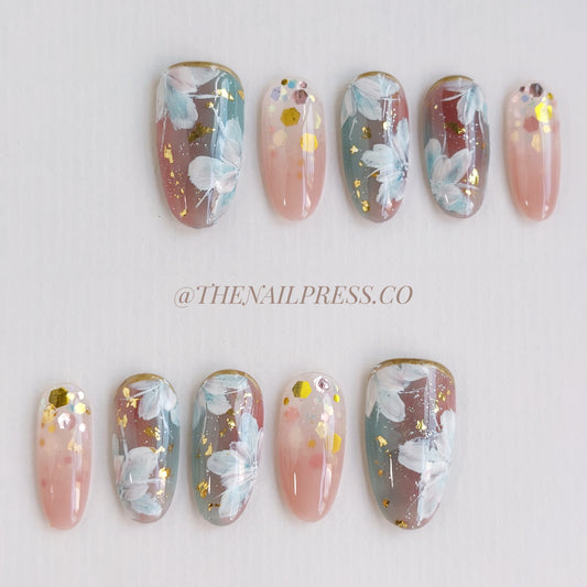 Gleaming Petal Horizon – Medium Oval 24mm