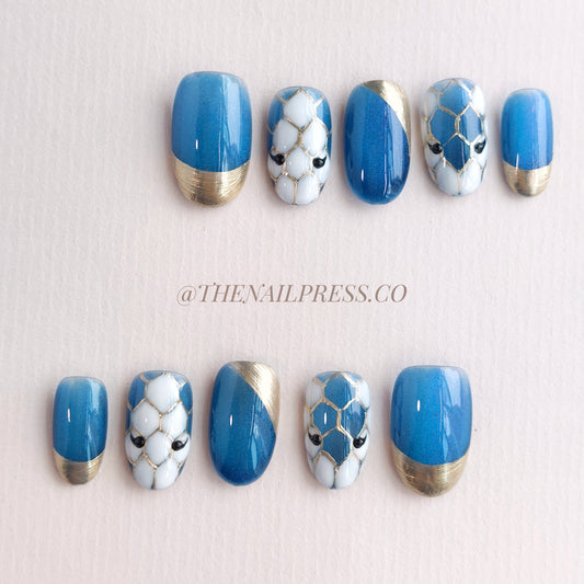 Vogue Viper in Blue – Medium Rounded 19mm