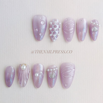 Mermaid's Glow – Short Almond 22mm