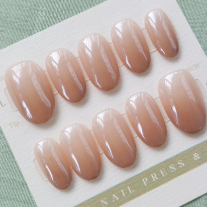 Glazed Caramel – Medium Rounded 19mm