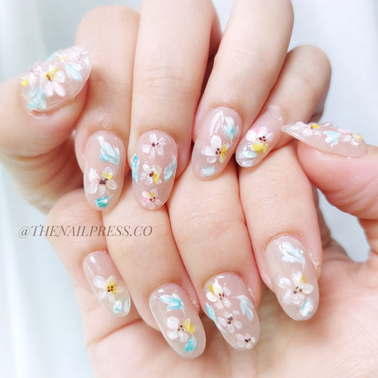 Springtime in Bloom – Medium Rounded 19mm