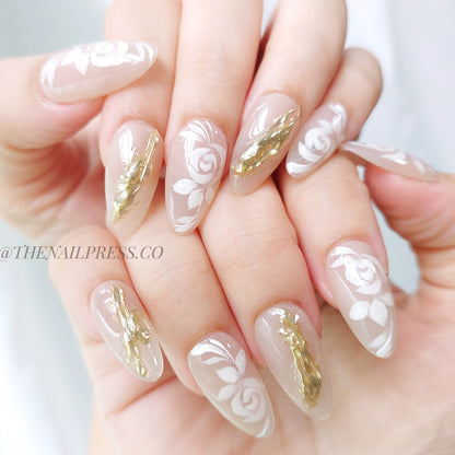 Ivory Rose Luxe – Medium Almond 26mm