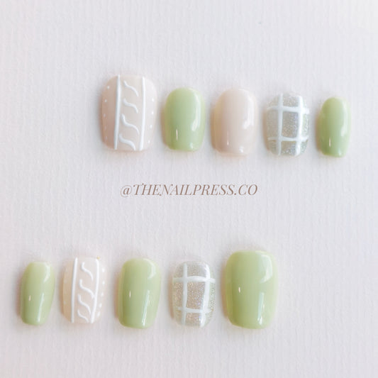 Plaid Cosy Knit – Short Ballerina 16.5mm