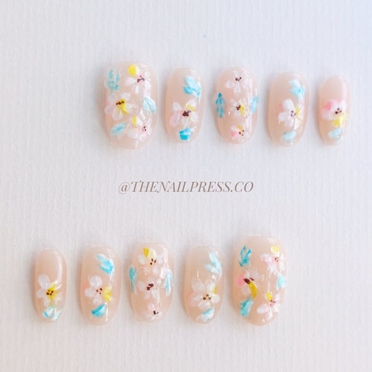 Springtime in Bloom – Medium Rounded 19mm