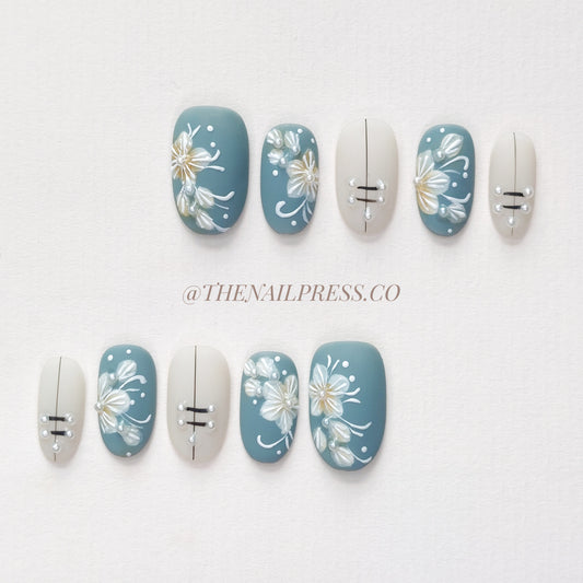 Graceful Cheongsam – Medium Oval Rounded 19mm