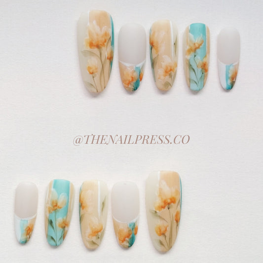 Sunlit Petals – Medium Oval 24mm