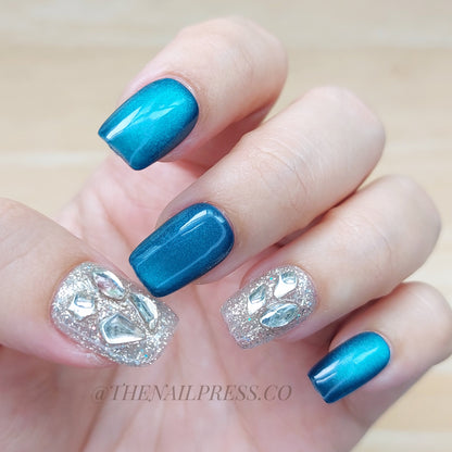 Opulent Blue – Short Square 17mm