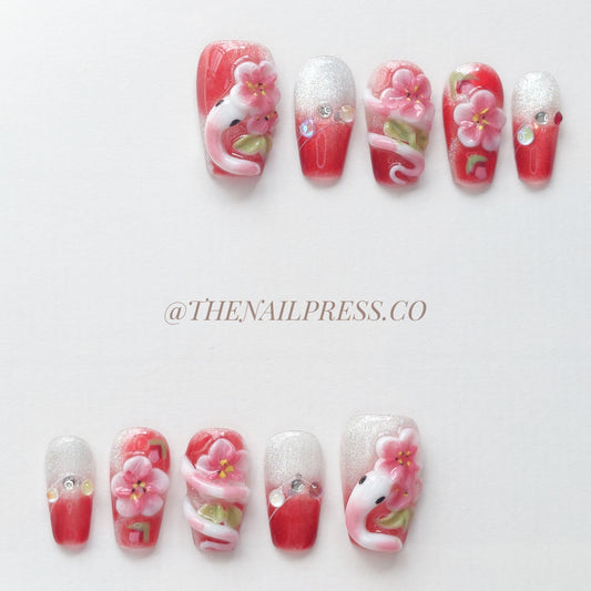 Coiled Blossoms – Short Coffin 20mm