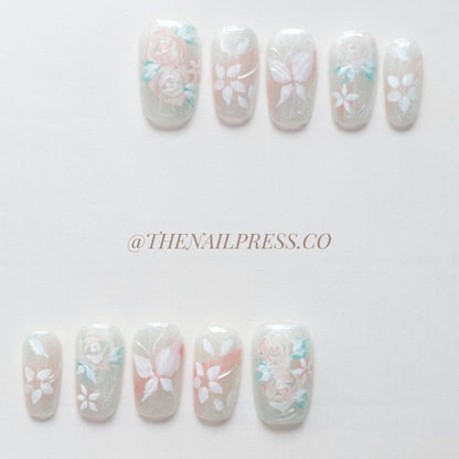 Sparkle of Spring – Medium Square 19mm