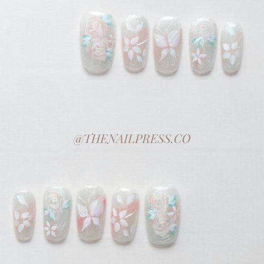 Sparkle of Spring – Medium Square 19mm