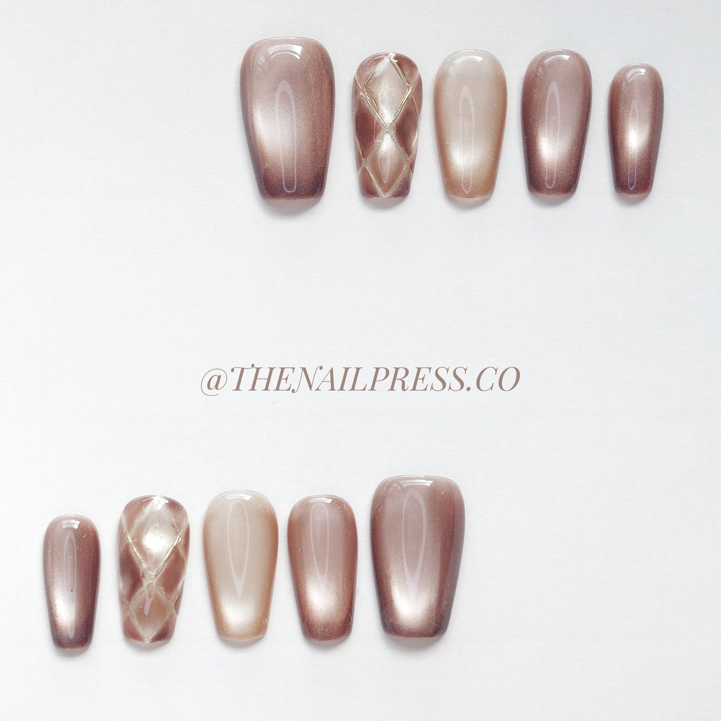 Grid of Glam – Short Coffin 20mm