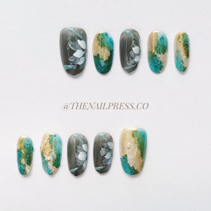 Golden Eden – Medium Oval Rounded 19mm