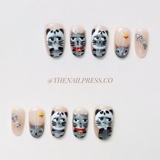 Cattitude Vibes – Medium Rounded 19mm