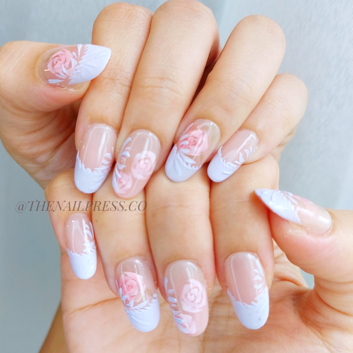 Lavender Rosette – Medium Oval Rounded 19mm