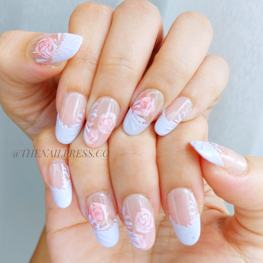 Lavender Rosette – Medium Oval Rounded 19mm