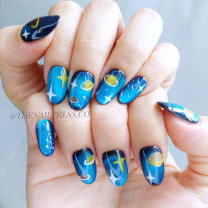 Planetary Glow – Medium Oval Rounded 19mm