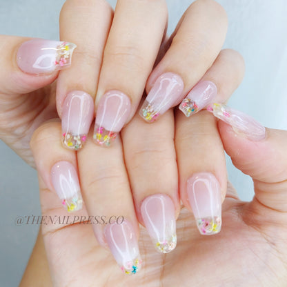 Pressed Petals Tips – Short Coffin 20mm