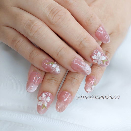 Crystal Sakura – Medium Rounded 19mm